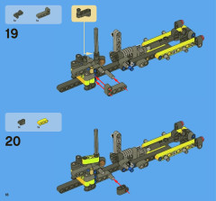 LEGO 8067 instructions page 18 – build guide