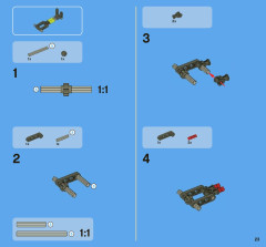 LEGO 8067 instructions page 23 – build guide
