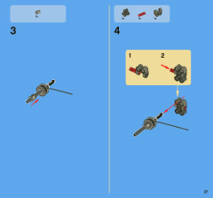 LEGO 8067 instructions page 27 – build guide