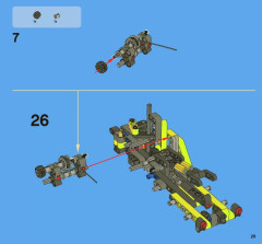 LEGO 8067 instructions page 29 – build guide