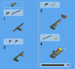 LEGO 8067 instructions page 37 – build guide