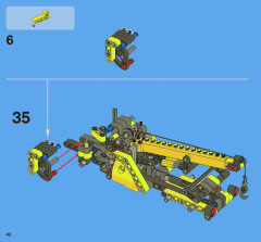 LEGO 8067 instructions page 42 – build guide