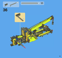 LEGO 8067 instructions page 43 – build guide