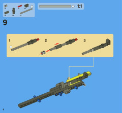 LEGO 8067 instructions page 6 – build guide