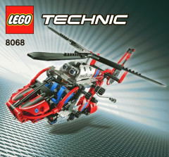 LEGO 8068 instructions page 1 – build guide