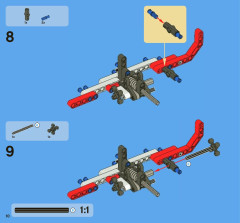 LEGO 8068 instructions page 10 – build guide