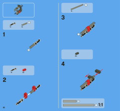LEGO 8068 instructions page 18 – build guide