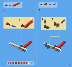 LEGO 8068 instructions page 23 – build guide