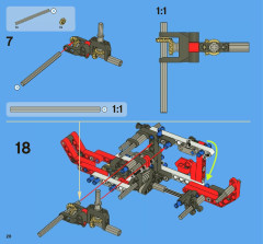 LEGO 8068 instructions page 28 – build guide