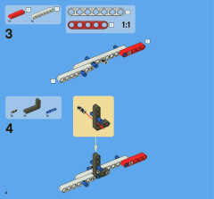 LEGO 8068 instructions page 4 – build guide