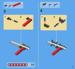 LEGO 8068 instructions page 41 – build guide