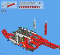 LEGO 8068 instructions page 44 – build guide