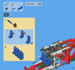 LEGO 8068 instructions page 45 – build guide