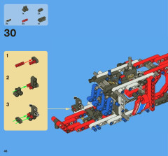 LEGO 8068 instructions page 46 – build guide