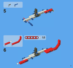 LEGO 8068 instructions page 5 – build guide