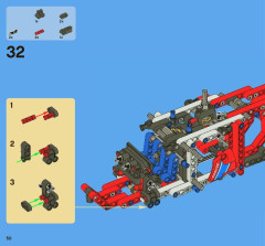 LEGO 8068 instructions page 50 – build guide