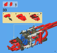 LEGO 8068 instructions page 51 – build guide