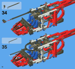 LEGO 8068 instructions page 52 – build guide