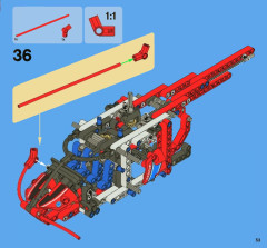 LEGO 8068 instructions page 53 – build guide