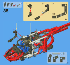 LEGO 8068 instructions page 55 – build guide