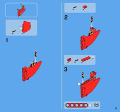 LEGO 8068 instructions page 57 – build guide