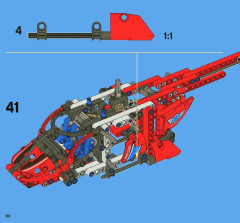 LEGO 8068 instructions page 60 – build guide