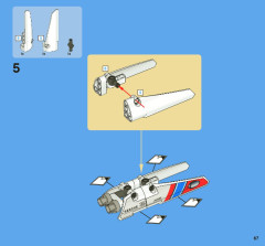 LEGO 8068 instructions page 67 – build guide