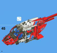 LEGO 8068 instructions page 68 – build guide
