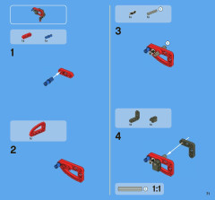 LEGO 8068 instructions page 71 – build guide