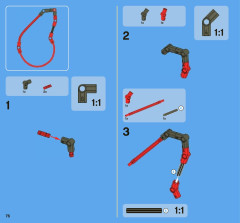 LEGO 8068 instructions page 76 – build guide