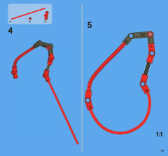 LEGO 8068 instructions page 77 – build guide