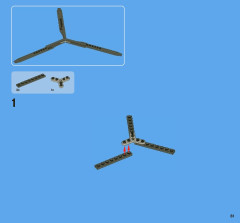 LEGO 8068 instructions page 81 – build guide