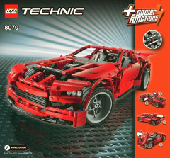 LEGO 8068 instructions page 84 – build guide