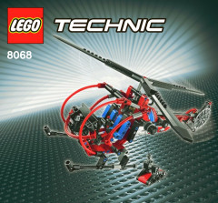 LEGO 8068 instructions page 1 – build guide