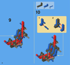 LEGO 8068 instructions page 12 – build guide