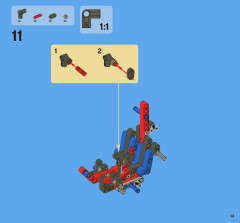 LEGO 8068 instructions page 13 – build guide