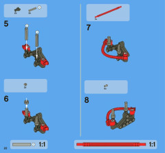 LEGO 8068 instructions page 22 – build guide