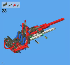 LEGO 8068 instructions page 34 – build guide