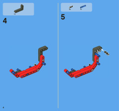 LEGO 8068 instructions page 4 – build guide