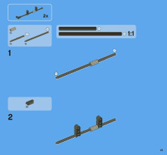 LEGO 8068 instructions page 41 – build guide