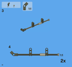 LEGO 8068 instructions page 42 – build guide