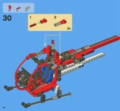 LEGO 8068 instructions page 44 – build guide