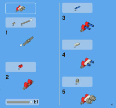 LEGO 8068 instructions page 47 – build guide