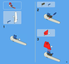 LEGO 8068 instructions page 49 – build guide