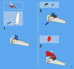 LEGO 8068 instructions page 51 – build guide