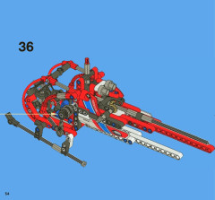 LEGO 8068 instructions page 54 – build guide