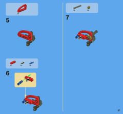 LEGO 8068 instructions page 57 – build guide
