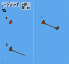 LEGO 8068 instructions page 62 – build guide