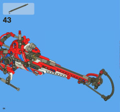LEGO 8068 instructions page 64 – build guide