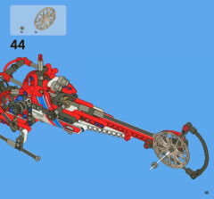 LEGO 8068 instructions page 65 – build guide